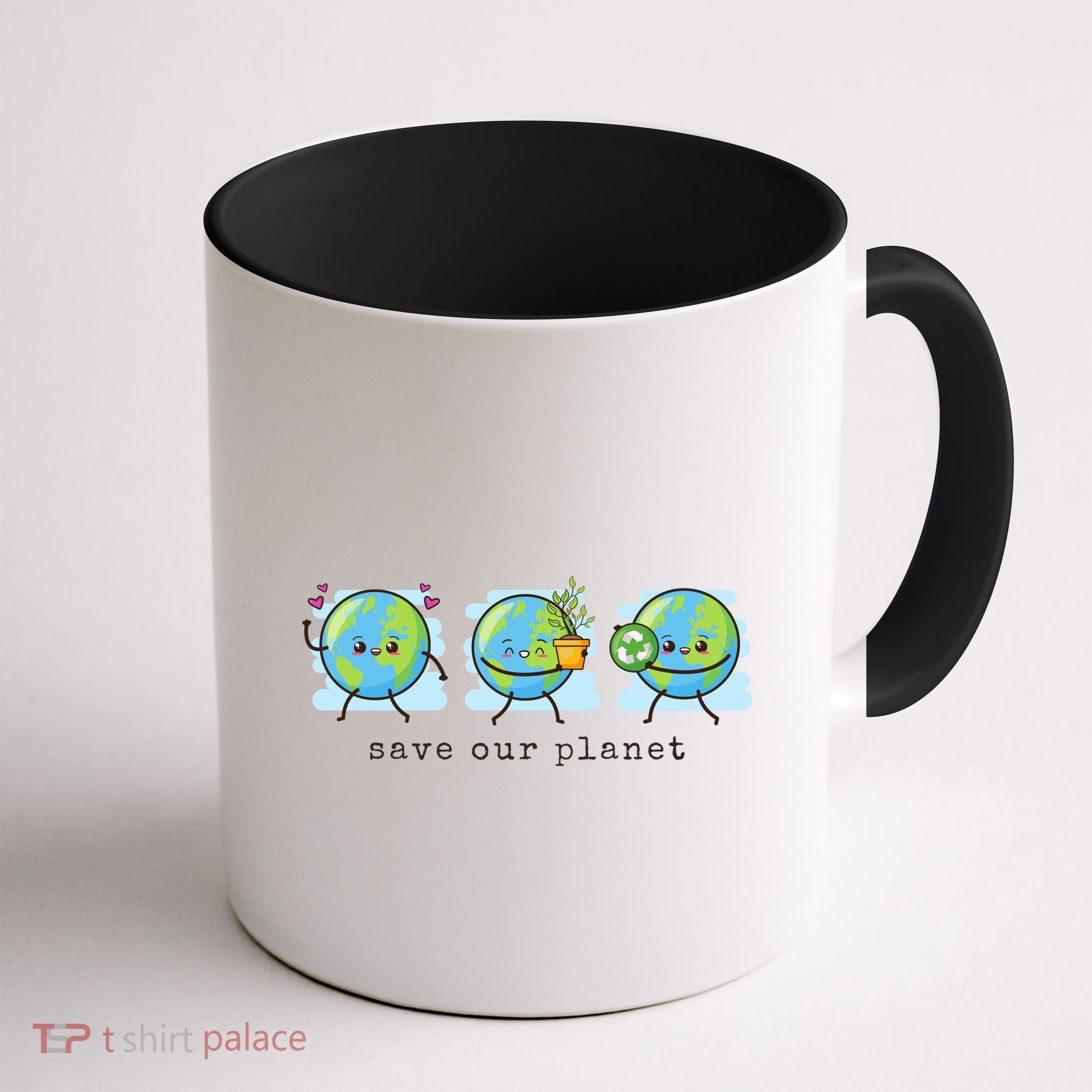 Save Our Planet Earth Day Awareness Cute Coffee Mug
