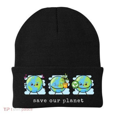 Save Our Planet Earth Day Awareness Cute Beanie