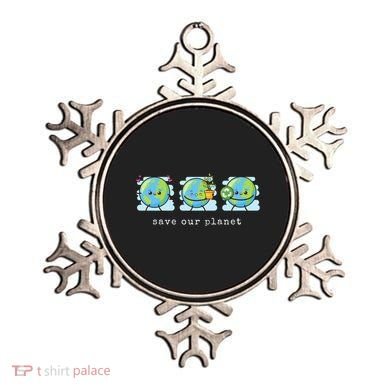 Save Our Planet Earth Day Awareness Cute Ornament