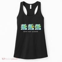 Save Our Planet Earth Day Awareness Cute Women's Tank Top thumb 0