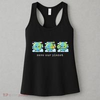 Save Our Planet Earth Day Awareness Cute Women's Tank Top thumb 3