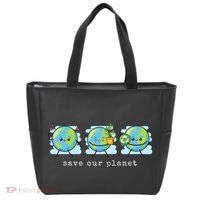 Save Our Planet Earth Day Awareness Cute Tote Bag thumb 0