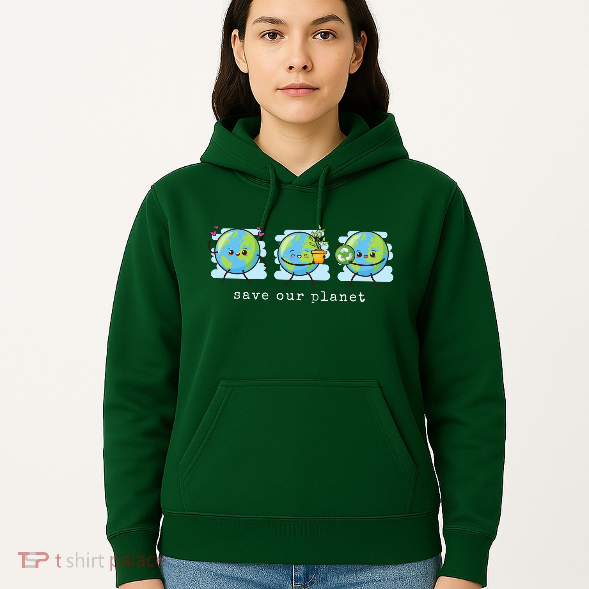 Save Our Planet Earth Day Awareness Cute Hoodie