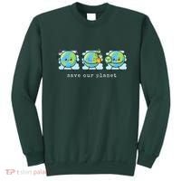 Save Our Planet Earth Day Awareness Cute Sweatshirt thumb 0