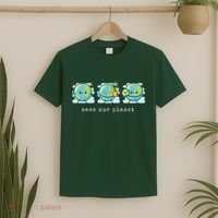 Save Our Planet Earth Day Awareness Cute T-Shirt thumb 2