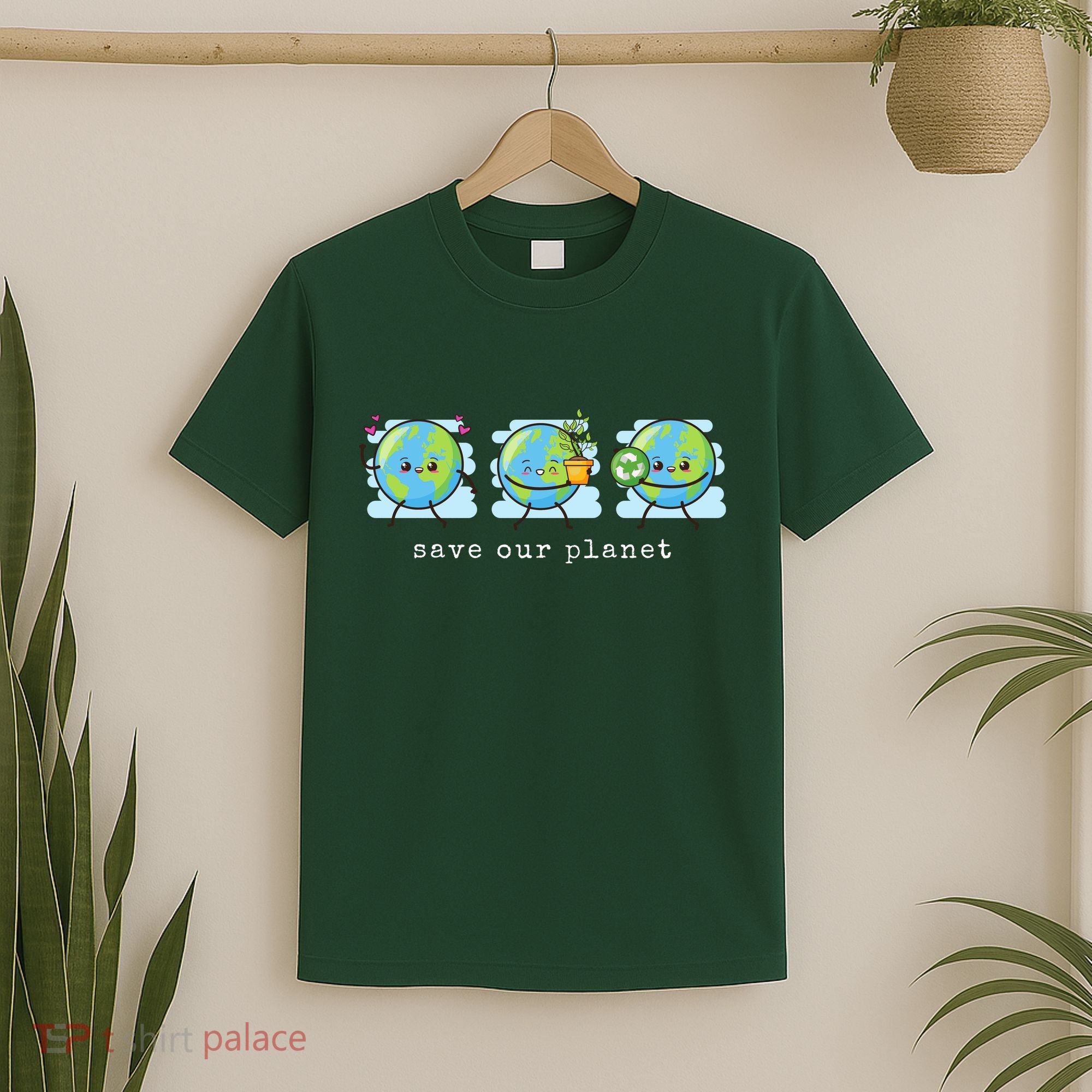 Save Our Planet Earth Day Awareness Cute T-Shirt