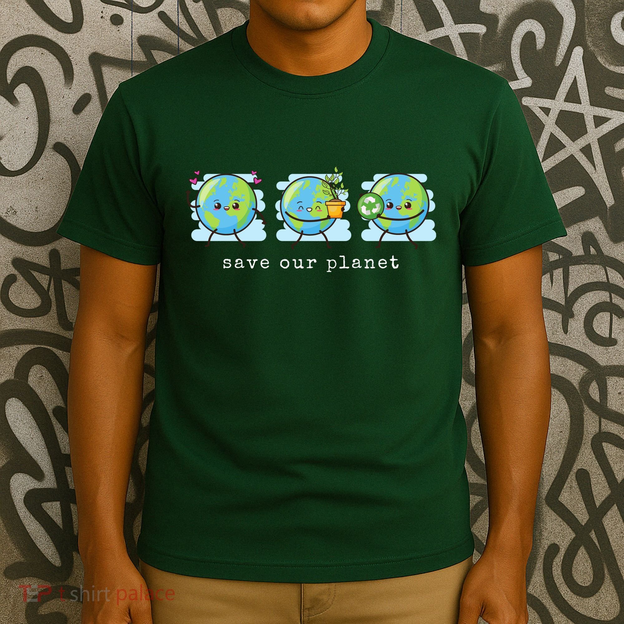 Save Our Planet Earth Day Awareness Cute T-Shirt
