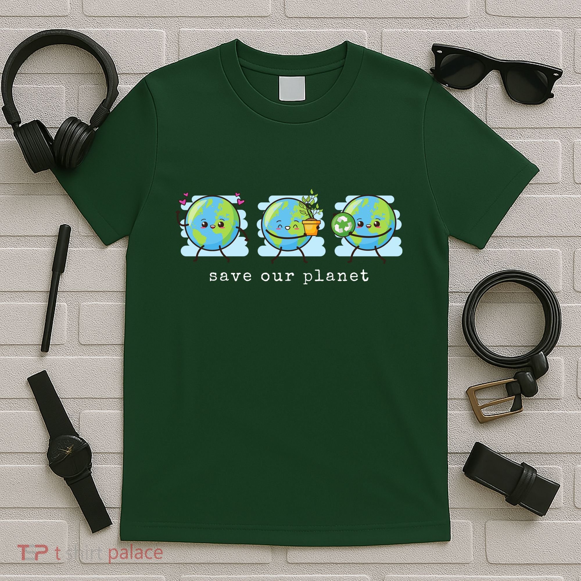 Save Our Planet Earth Day Awareness Cute T-Shirt