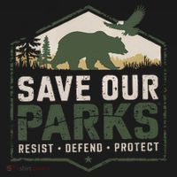 Save Our Parks Resist National Park Protect ALT US Parks Doggie Tank thumb 4