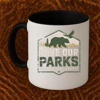Save Our Parks Resist National Park Protect ALT US Parks Coffee Mug thumb 2
