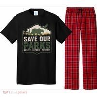 Save Our Parks Resist National Park Protect ALT US Parks Pajama Set thumb 0