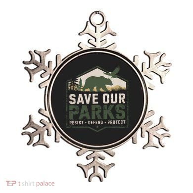 Save Our Parks Resist National Park Protect ALT US Parks Ornament
