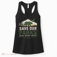 Save Our Parks Resist National Park Protect ALT US Parks Women's Tank Top thumb 0