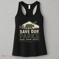 Save Our Parks Resist National Park Protect ALT US Parks Women's Tank Top thumb 3