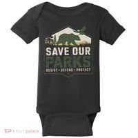 Save Our Parks Resist National Park Protect ALT US Parks Baby Bodysuit thumb 0