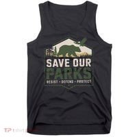 Save Our Parks Resist National Park Protect ALT US Parks Tank Top thumb 0