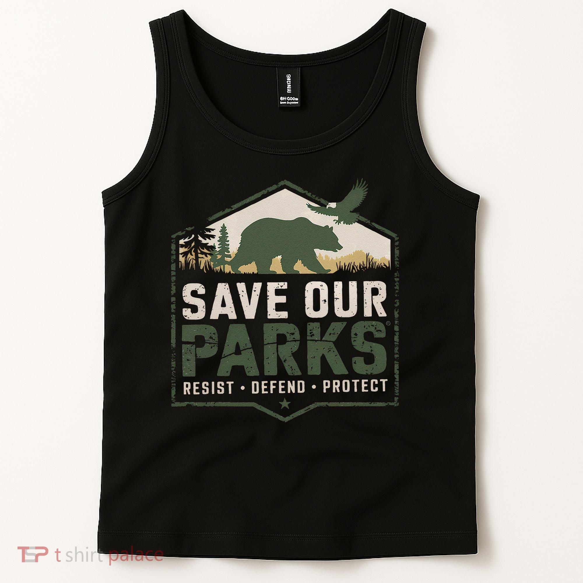 Save Our Parks Resist National Park Protect ALT US Parks Tank Top