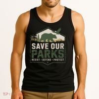 Save Our Parks Resist National Park Protect ALT US Parks Tank Top thumb 3