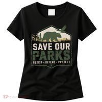 Save Our Parks Resist National Park Protect ALT US Parks Women's T-Shirt thumb 0