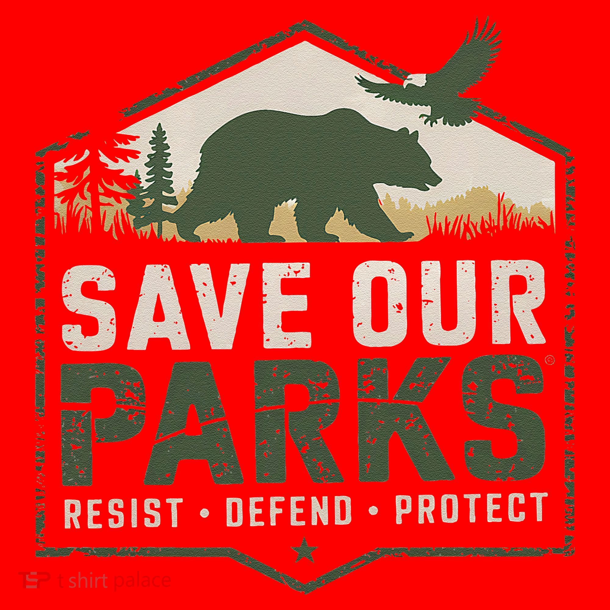 Save Our Parks Resist National Park Protect ALT US Parks Santa Hat