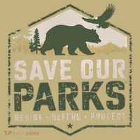 Save Our Parks Resist National Park Protect ALT US Parks Hoodie thumb 2