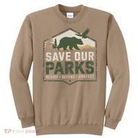 Save Our Parks Resist National Park Protect ALT US Parks Sweatshirt thumb 0