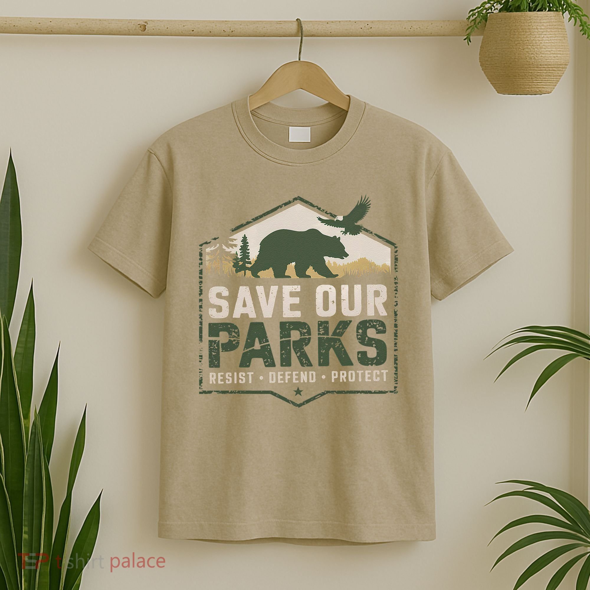 Save Our Parks Resist National Park Protect ALT US Parks T-Shirt