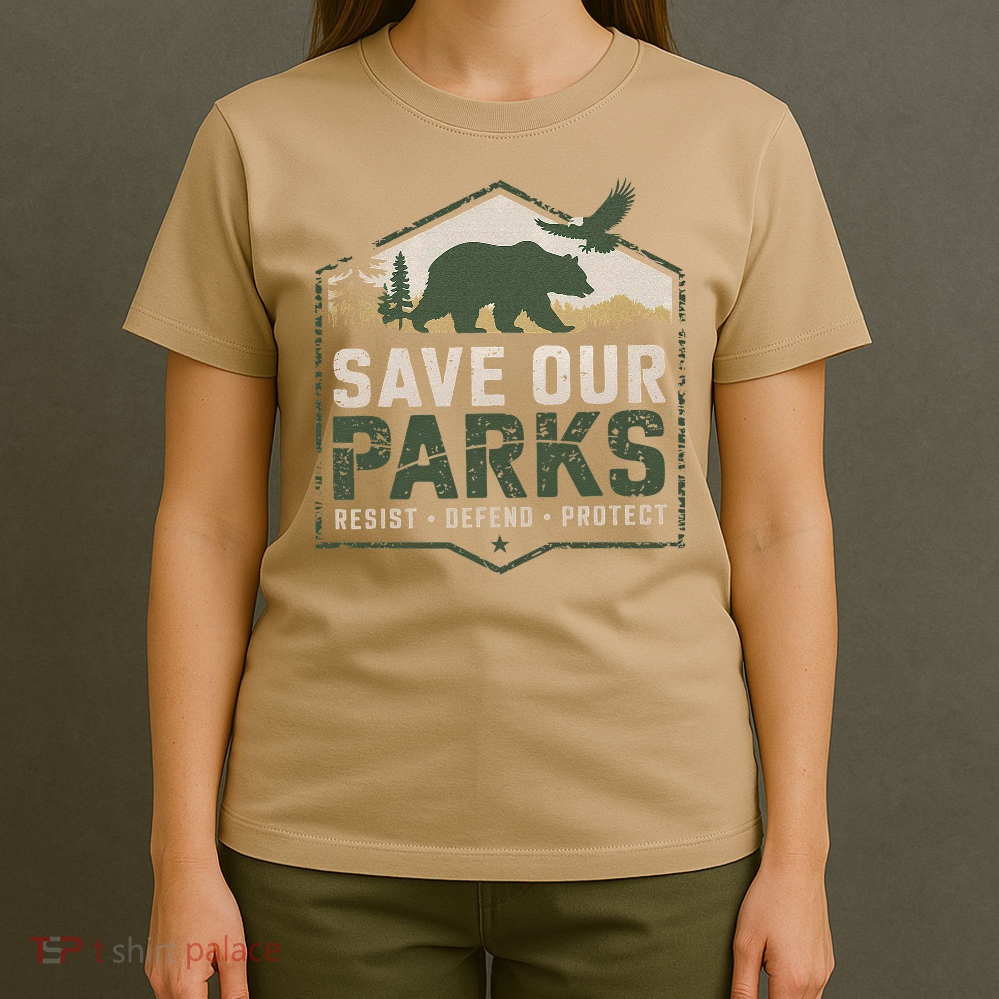 Save Our Parks Resist National Park Protect ALT US Parks T-Shirt