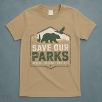 Save Our Parks Resist National Park Protect ALT US Parks T-Shirt thumb 5
