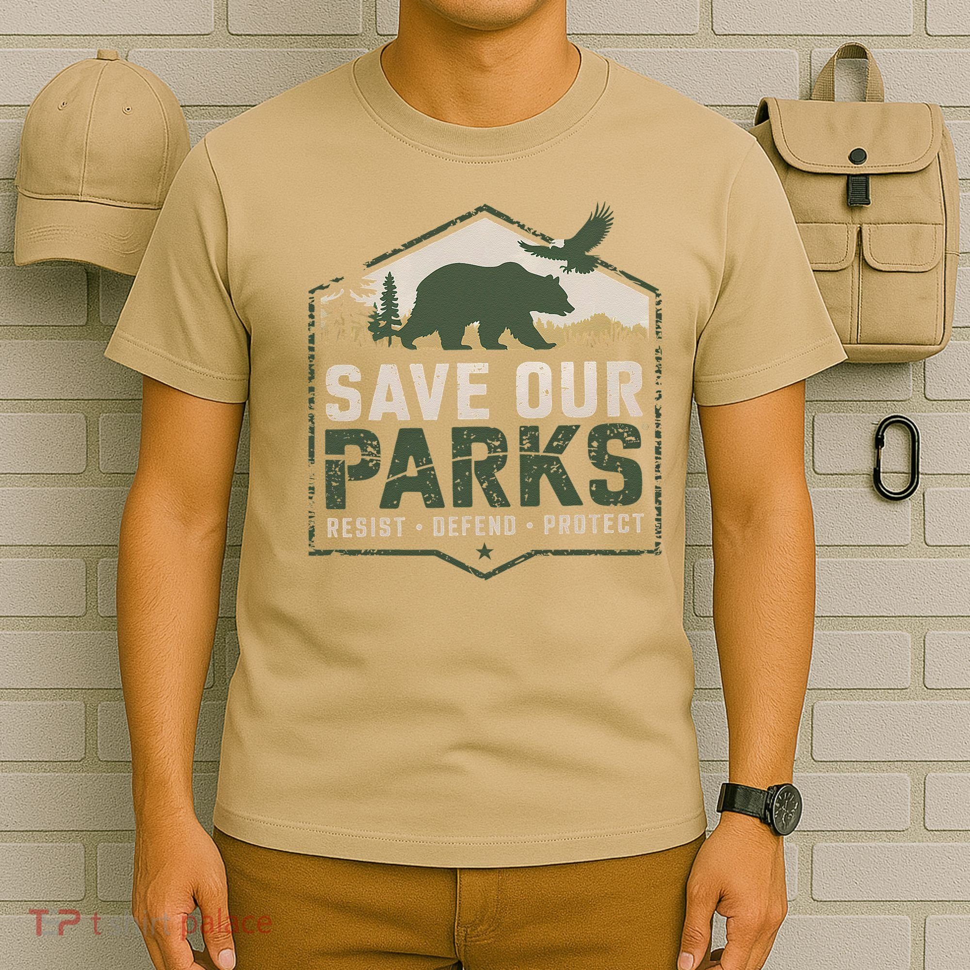 Save Our Parks Resist National Park Protect ALT US Parks T-Shirt