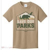 Save Our Parks Resist National Park Protect ALT US Parks Kids T-Shirt thumb 0