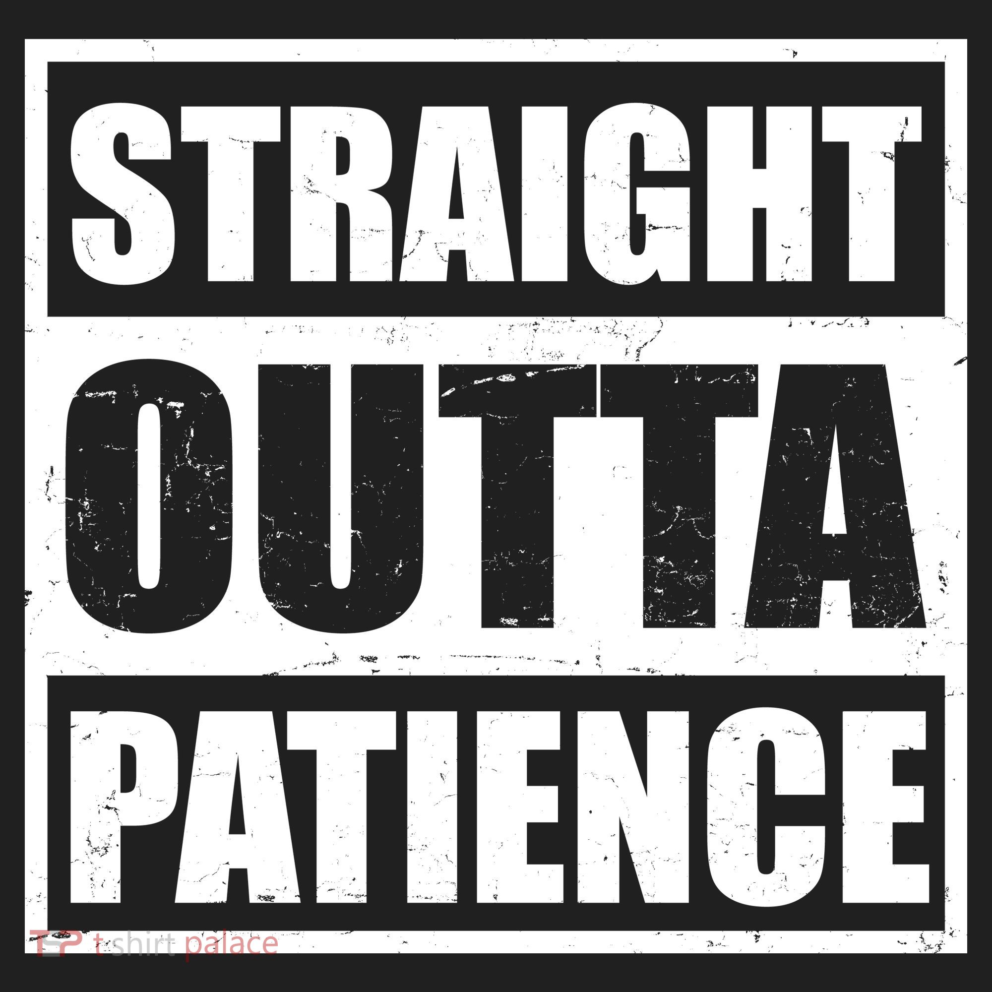Straight Outta Patience Meme Beanie