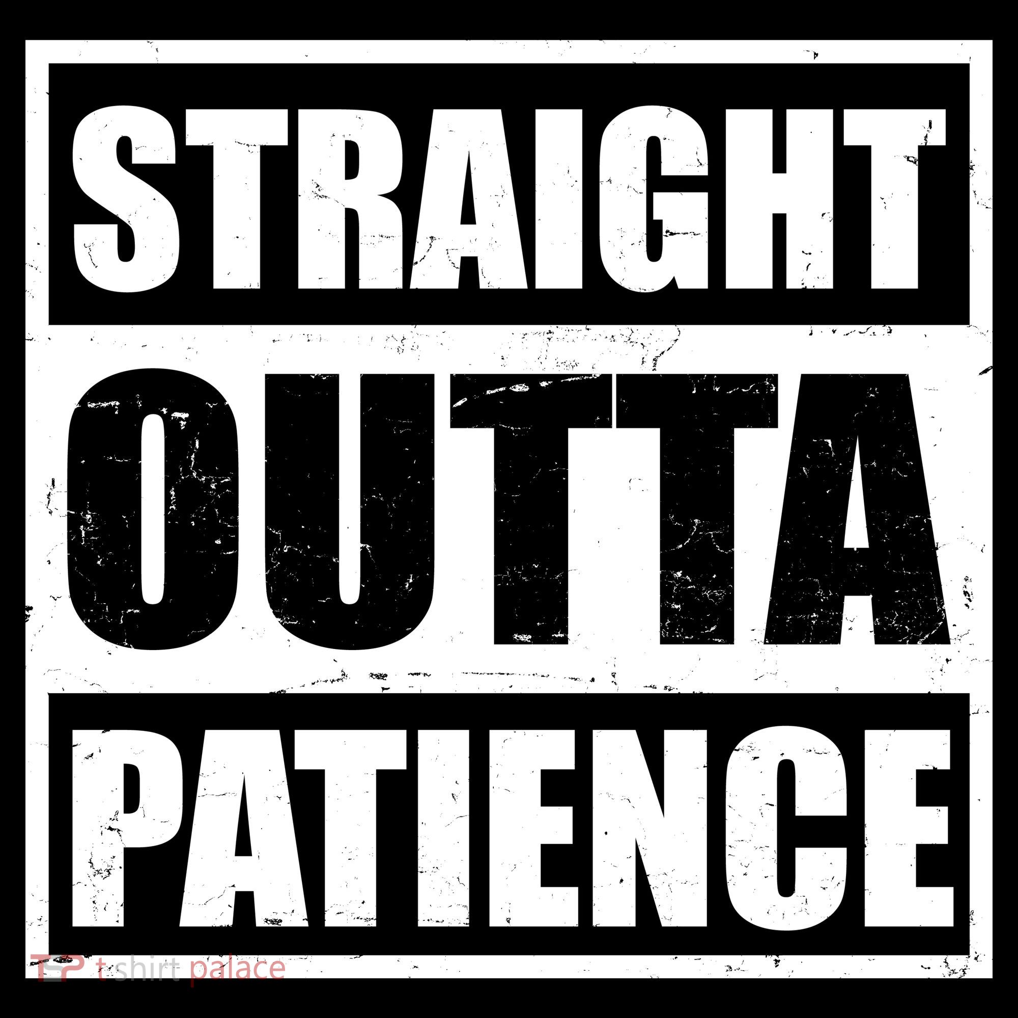 Straight Outta Patience Meme Women's Hoodie
