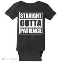 Straight Outta Patience Meme Baby Bodysuit thumb 0