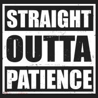 Straight Outta Patience Meme Hat thumb 2
