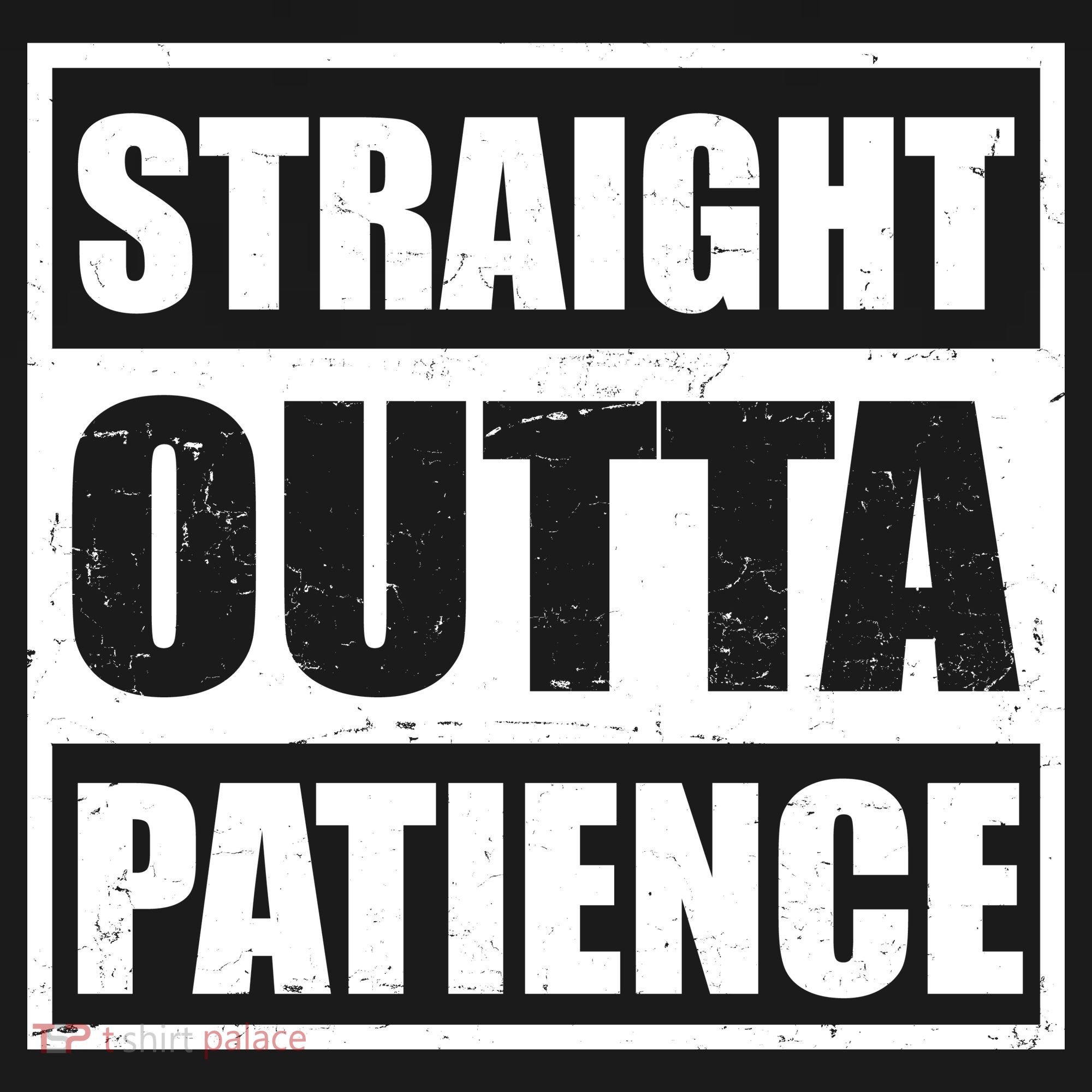 Straight Outta Patience Meme Kids Sweatshirt