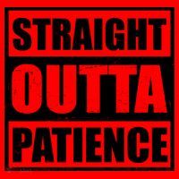 Straight Outta Patience Meme Santa Hat thumb 1