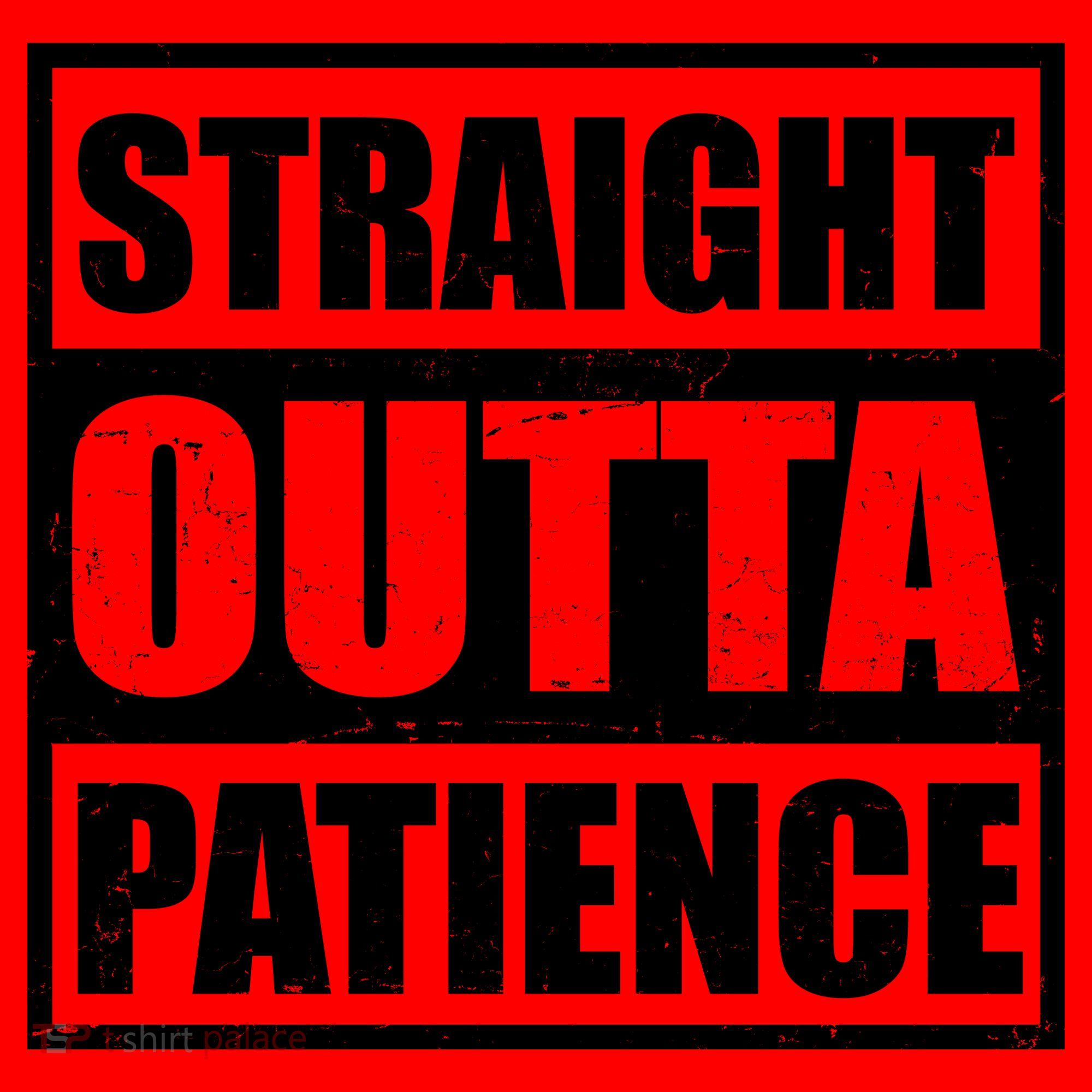 Straight Outta Patience Meme Santa Hat