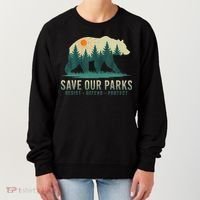 Save Our Parks Resist National Park Protect Alt Us Women's Sweatshirt thumb 0