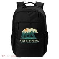 Save Our Parks Resist National Park Protect Alt Us Backpack thumb 0