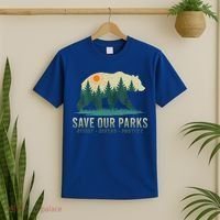 Save Our Parks Resist National Park Protect Alt Us T-Shirt thumb 2