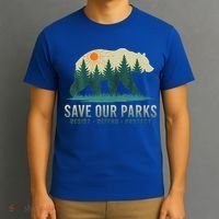 Save Our Parks Resist National Park Protect Alt Us T-Shirt thumb 3