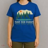 Save Our Parks Resist National Park Protect Alt Us T-Shirt thumb 4