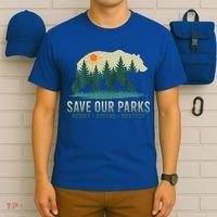 Save Our Parks Resist National Park Protect Alt Us T-Shirt thumb 6