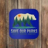 Save Our Parks Resist National Park Protect Alt Us Coaster thumb 0