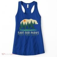 Save Our Parks Resist National Park Protect Alt Us Women's Tank Top thumb 0