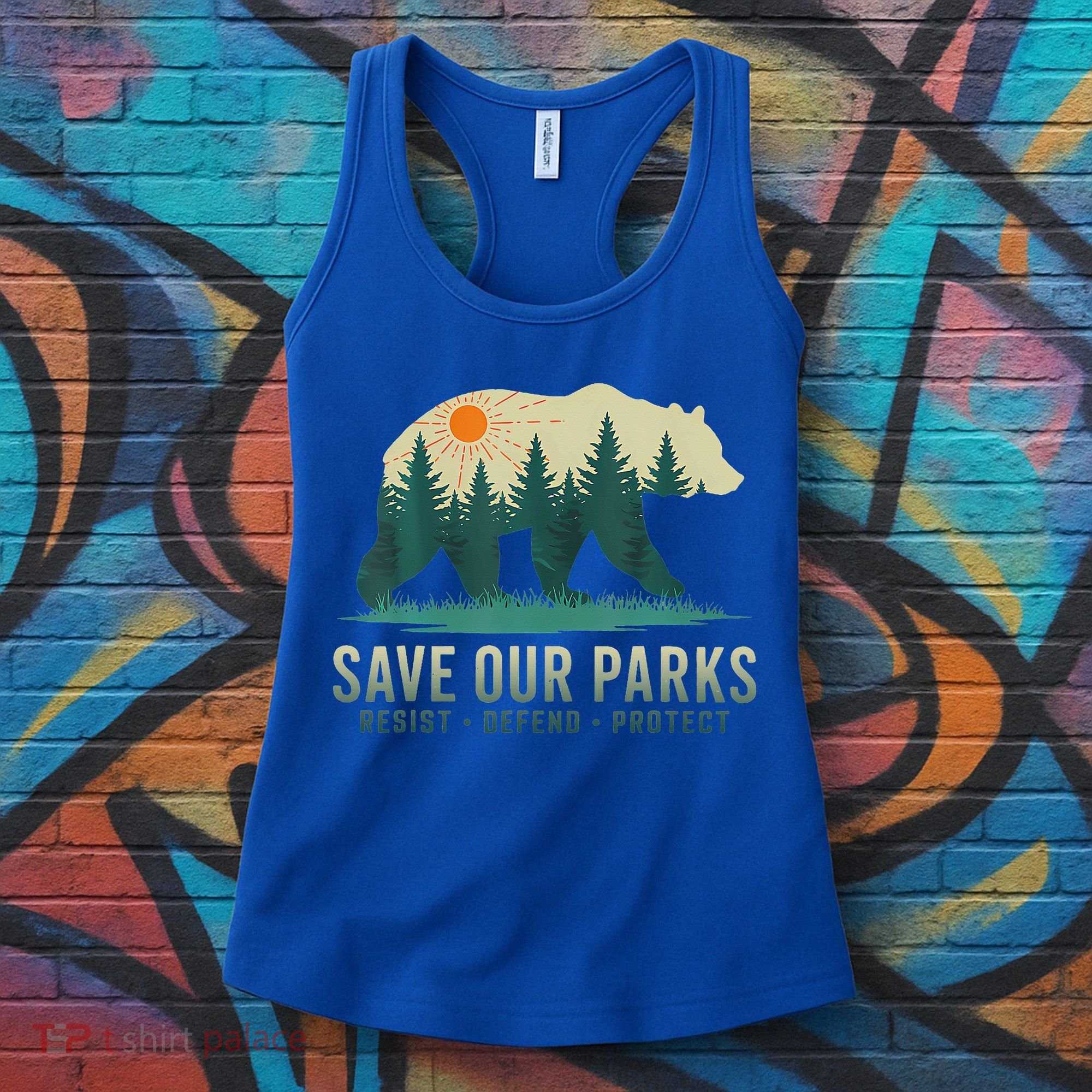 Save Our Parks Resist National Park Protect Alt Us Women's Tank Top