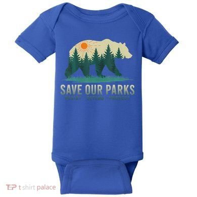 Save Our Parks Resist National Park Protect Alt Us Baby Bodysuit