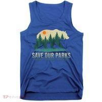 Save Our Parks Resist National Park Protect Alt Us Tank Top thumb 0