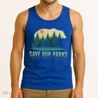 Save Our Parks Resist National Park Protect Alt Us Tank Top thumb 3